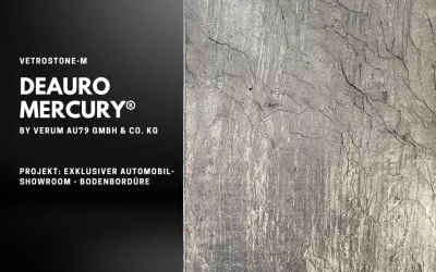 vetroStone-M in exklusivem Automobil-Showroom: Ein Boden für Unikate