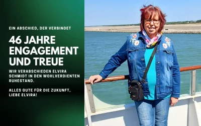 Nach 46 Jahren verabschieden wir Elvira Schmidt in den Ruhestand