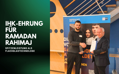 Home 7 Ein außergewöhnlicher Erfolg: Ramadan Rahimaj ist Prüfungsbester der IHK Pfalz!