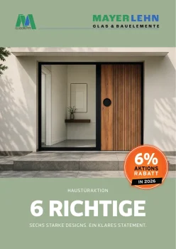 Mayer Lehn Herbstaktion: WAREMA Cashback und Haustürenaktion „6 Richtige“ 2 haustuerenaktion 6 richtige flyer mayer lehn